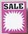 Sign Fluro Sale 50x60mm