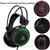 RAPOO VH200 ILLUMINATED RGB GLOW GAMING HEADPHONES  16m Colour Breathing Light Hidden NoiseCancelling Microphones