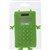 CALCULATOR SKWEEK 110X113X14MM SILICONE GREEN