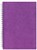 STYLEX NOTEBOOK A5 TIME TO SHINE GLITTER PURPLE 120PG
