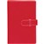 DEBDEN ACCENT PU COMPENDIUM WITH A4 NOTEPAD RED