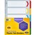 MARBIG DIVIDER MANILLA 5TAB A3 ASSORTED