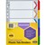 MARBIG DIVIDER REINFORCED MANILLA 5TAB A4 ASSORTED
