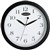 CARVEN WALL CLOCK 250MM BLACK FRAME