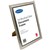 CARVEN DOCUMENT FRAME A4 BRUSHED SILVER