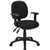 YS DESIGN 07 TASK CHAIR MEDIUM BACK WITH ARMS BLACK