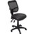 RAPIDLINE EM300 OPERATOR CHAIR MEDIUM MESH BACK PU BLACK