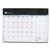 SASCO 10552 DELUXE 512 X 376MM DESK PLANNER MONTH TO VIEW BLACK