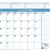 SASCO 10552RFL DELUXE REFILL PACK 12 SHEETS DESK PLANNER MONTH TO VIEW