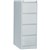 GO STEEL FILING CABINET 4 DRAWERS 460 X 620 X 1321MM SILVER GREY