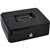 ITALPLAST DELUXE METAL CASH BOX 118 X 150 X 80MM BLACK