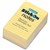 STICKON NOTES MESSAGE PAD 100 SHEETS 102 X 52MM YELLOW PACK 6