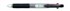 UNIBALL JETSTREAM 3 ROLLERBALL PEN TRANSPARENT