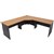 RAPID WORKER CORNER WORKSTATION COMPLETE 1800 X 1800 X 600MM BEECHIRONSTONE