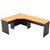 RAPID WORKER CORNER WORKSTATION COMPLETE 2100 X 1500 X 600MM BEECHIRONSTONE
