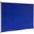VISIONCHART CORPORATE FELT PINBOARD ALUMINIUM FRAME 1200 X 900MM ROYAL BLUE