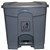 CLEANLINK RUBBISH BIN WITH PEDAL LID 68 LITRE GREY