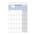 DEBDEN WALL CALENDAR CE0011 MONTH TO VIEW A4 297 X 210MM