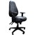 BURO PERSONA 247 TASK CHAIR HIGH BACK 4LEVER ARMS LEATHER BLACK