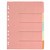 CUMBERLAND DIVIDER 5TAB A4 PASTEL ASSORTED