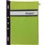 PROTEXT BINDER BUDDY NYLON PENCIL CASE WITH ZIPPER 7 HOLES 330 X 230MM LIME