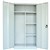 GO SWING DOOR CUPBOARD WARDROBE 910 X 450 X 1830MM SILVER GREY
