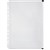 MARBIG BINDER POCKET ZIP CLOSURE A4 CLEAR