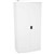 GO STEEL GO SWING DOOR CUPBOARD 4 SHELVES 2000 X 910 X 450MM WHITE SATIN