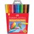 FABERCASTELL PLAYSAFE COLOUR MARKER BROAD TIP ASSORTED WALLET 12