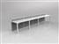 STUDIO 50 DESK 4 STAFF SIDE BY SIDE LAYOUT