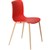 DAL ACTI CHAIR 4LEG WOODGRAIN POWDERCOAT POLYPROP SHELL