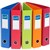 BANTEX LEVER ARCH FILE FRUITS PVC A4 ASSORTED PACK 10