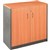 YS DESIGN OXLEY STATIONERY CUPBOARD 900 X 900 X 450MM BEECHIRONSTONE