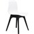 RAPIDLINE LUCID CHAIR WHITE SEAT BLACK POLYPROPLENE BASE