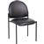 YS DESIGN STACKING VISITORS CHAIR MEDIUM BACK PU BLACK
