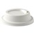 BIOPAK BIOCANE CUP LID LARGE 90MM WHITE PACK 50