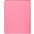 MARBIG CLEARVIEW DISPLAY BOOK REFILLABLE INSERT 20 POCKET A4 PINK