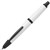 PILOT CAPLESS BLACK ACCENT FOUNTAIN PEN WHITE BARREL STUB NIB BLACK INK