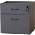RAPID WORKER FIXED DESK PEDESTAL 2DRAWER LOCKABLE 465 X 447 X 454MM IRONSTONE