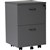 RAPID WORKER MOBILE PEDESTAL 2DRAWER LOCKABLE 690 X 465 X 447MM IRONSTONE
