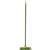 CLEANLINK OUTDOOR METAL HANDLE BROOM 1200MM GREEN