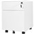RAPIDLINE GO STEEL MOBILE PEDESTAL 2 DRAWER LOCKABLE 390 X 472 X 527MM WHITE CHINA