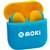 MOKIPODS MINI TWS EARBUDS VOLUME LIMITED FOR KIDS BLUEYELLOW
