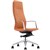 EXECUTIVE PORTFOLIO SEAFORD CHAIR HIGH BACK GENUINE LEATHER 490 X 450 X 1160MM ORANGE