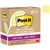 POSTIT 654R5SSCY SUPER STICKY NOTES 76 X 76MM RECYCLED CANARY YELLOW PACK 5
