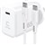 COMSOL USBC GAN WALL CHARGER 65W AND USBC TO USBC CABLE 2M WHITE