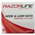 RAZORLINE HOOK AND LOOP DOTS 22MM 75 SHEETS PACK 2