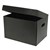 MARBIG CORFLUTE BOX WATTACHED LID BLACK
