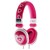 MOKI POPPER HEADPHONES PINK HEARTS