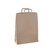 FLAT HANDLE 40 FLAT FOLD BAG BROWN KRAFT 285 X 200 X 100MM 135GSM PACK 50